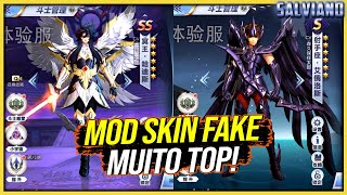 MOD do SSA de SKIN FAKE, Muito Bem Feito / Saint Seiya Awakening CN.