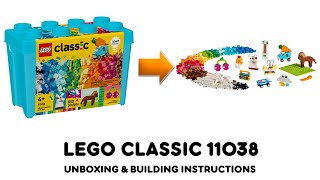 LEGO CLASSIC 11038 ideas Unboxing and Building instructions