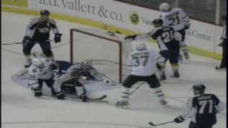 Pekka Rinne Sick Glove Save vs Stars 3/23/2010