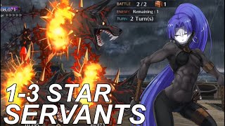 【FGO】1-3 Stars servants vs Final Cerberus battle | Lostbelt 5.1 Atlantis