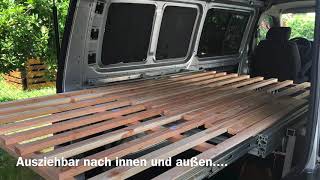 VW T5 Update Hubdach,Fenster,Bett, T6 Front