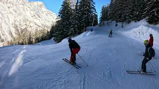 Courmayeur - niebieską ( 2 ) w ściankę ( wyciągu ) 😆