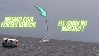 PESCARIA COM MUITO VENTO! MESMO COM MUITO VENTO E DE BAIXO DE CHUVA TEVE PEIXE NA LINHA!