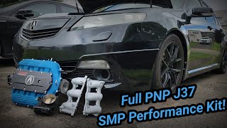 Acura TL SH-AWD SMP Performance Ported Throttle Body, Manifold, and Runners Installed!