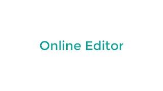 Online Editor