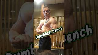 Bulk Season | Dumbbell Bench | #powerlifting #motivation #dadswholift #gymgear #fitness #chest