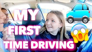 MY FIRST TIME DRIVING (Drive With Me) | Bryleigh Anne