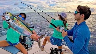 Miami BLACKFIN Tuna on the Troll (Catch Clean Cook)