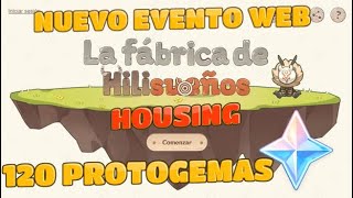 NUEVO EVENTO WEB GENSHIN IMPACT LA FABRICA DE HILISUEÑOS DECORA TU CASA Y CONSIGUE PROTOGEMAS PS4