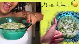 Mousse  de limão cremoso fácil | Sem gelatina !