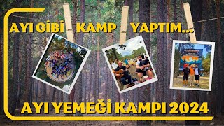 2024 Ayı Yemeği kampı Çamkoru'da gerçekleşti, bol bol tulum çaldım beraberce yedik ve eğlendik.