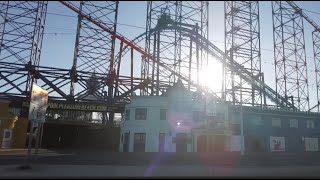 Thursday Pleasure Beach and back, Friday Childhood  Memories in Bispham, Unedited B Roll #blackpool