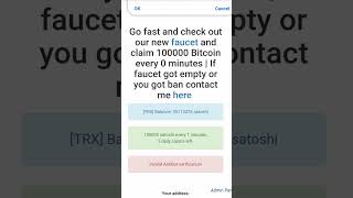 Faucet trx unlimited |Tron faucet | trx faucet site