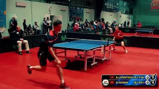 1.ЛИВЕНЦОВ - ИВОНИН RUSSIAN Championship table tennis настольный теннис