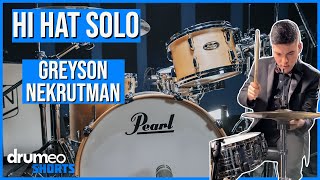 Hi-hat solo ft. Greyson Nekrutman #shorts