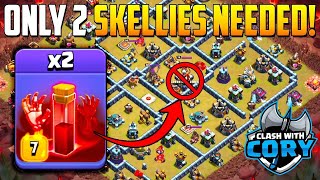 I couldn't believe my eyes when I first saw this! MOST INSANE SKELLIE TRICK EVER! Clash of Clans