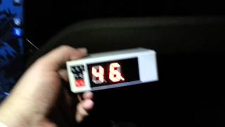 Testing DeLorean GPS speedometer BTTF replica in Tesla model S 0 - 100 km/h