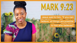 LEARN MARK 9:23 WITH ME -Memory Verse with Ms.T | Bible Devotions for Everyone #memoryverse #forkids