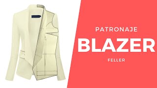 Blazer Solapa Incluida /Patronaje Femenino