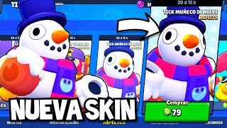 LA NUEVA SKIN DE TICK MUÑECO DE NIEVE es INCREIBLE en BRAWL STARS