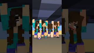 Running with Bigger and Bigger Bedrock Herobrine Steve Sadako and Herobrine woman #shorts