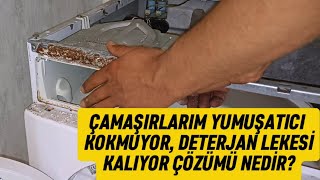 Çamaşır makinem güzel yıkamıyor, Deterjan almıyor, Yumuşatıcı kokmuyor neden ?