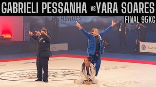 Gabrieli Pessanha vs Yara Nascimento- Final 95kg Abu Dhabi World Professional Jiu Jitsu 2021