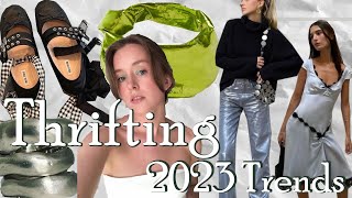 Finding Miu Miu dupes! (Thrifting 2023 Fashion Trends)