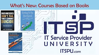 What's New: Classes Based on Books at IT Service Provider University