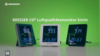 BRESSER CO²-Luftqualitätsmonitor Smile