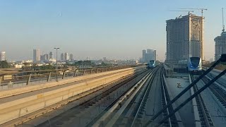 Dubai Metro 2021 || World Trade Center to ADCB Station || Morning Ride || November 26, 2021