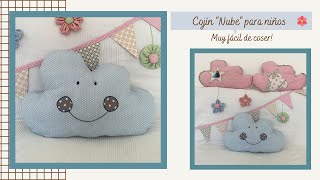 Cojín / almohada NUBE de tela  / Wolkenkissen nähen