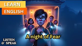 A night of fear | improve English speaking skills everyday | learn English