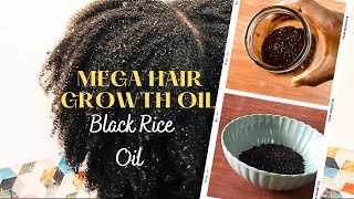 How To Properly Make Black rice Oil For Mega Hair Growth! + Length Retention #yaowomen @DellyBie