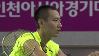 [HD] 2014 Asian Games - MT - F - MD1 - YOO Y.S. / LEE Y.D. (KOR) vs XU C. / ZHANG N. (CHN)