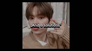 my 8 solutions💗❤️‍🩹#kpop #skz #straykids #ot8