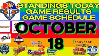 PBA Governor's Cup 2024|Game Results Team Standing and Game Schedule.