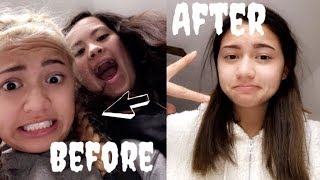 I let my best friend cut and dye my hair