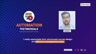 Aniket | Automation Testing Course Review