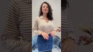 Nossa saia jeans é perfeita para compor diferentes estilos!