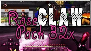 Rose Claw Pack 32x ~ MCPE 1.x Pink PvP Pack ~ 2017