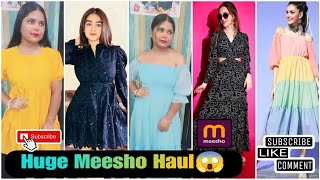 HUGE MEESHO Dress Haul ||  Starting at Rs.269 || Summer Midi, Maxi, Mini dresses| @Meesho