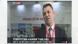 Prof. Dr. Mehmet Ali Nahit Şendur, Ulusal Kanser Haftası dolayısıyla bilgilendirmelerde bulundu.