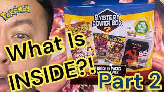 WHAT IS INSIDE THIS MYSTERY POWER BOX? (Box 2 of 2) #pokemon #cardopening #youtube