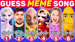 GUESS MEME & WHO'S SINGING🎵🔥🎤Lay Lay, King Ferran, Salish Matter, TengeTenge, MrBeast, Elsa, Panda