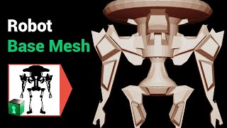 Blender Secrets - Creating a Robot Base Mesh