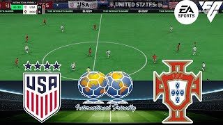 FC 24 - USA W vs Portugal W 06/10/2024 - INTERNATIONAL FRIENDLY- Gameplay PS5