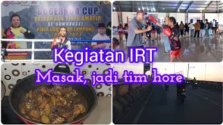 kesibukan IRT || masak 1 menu simpel || lanjut ke PKOR nemenin anak final tinju