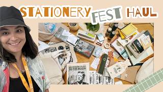 *HUGE* Stationery Fest Haul | Yoseka Stationery | NY 2024 | Fountain Pen, Pouch, Stickers...