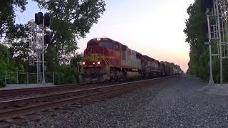 NS M2Q heads east with Stellar consist in Holland, OH